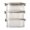 White, variant on JingChun Three-layers Airtight Food Storage Container Seasoning Storage Containers Vegetable Flavored Spice Storage Box Sorting and Storage, for Kitchen
