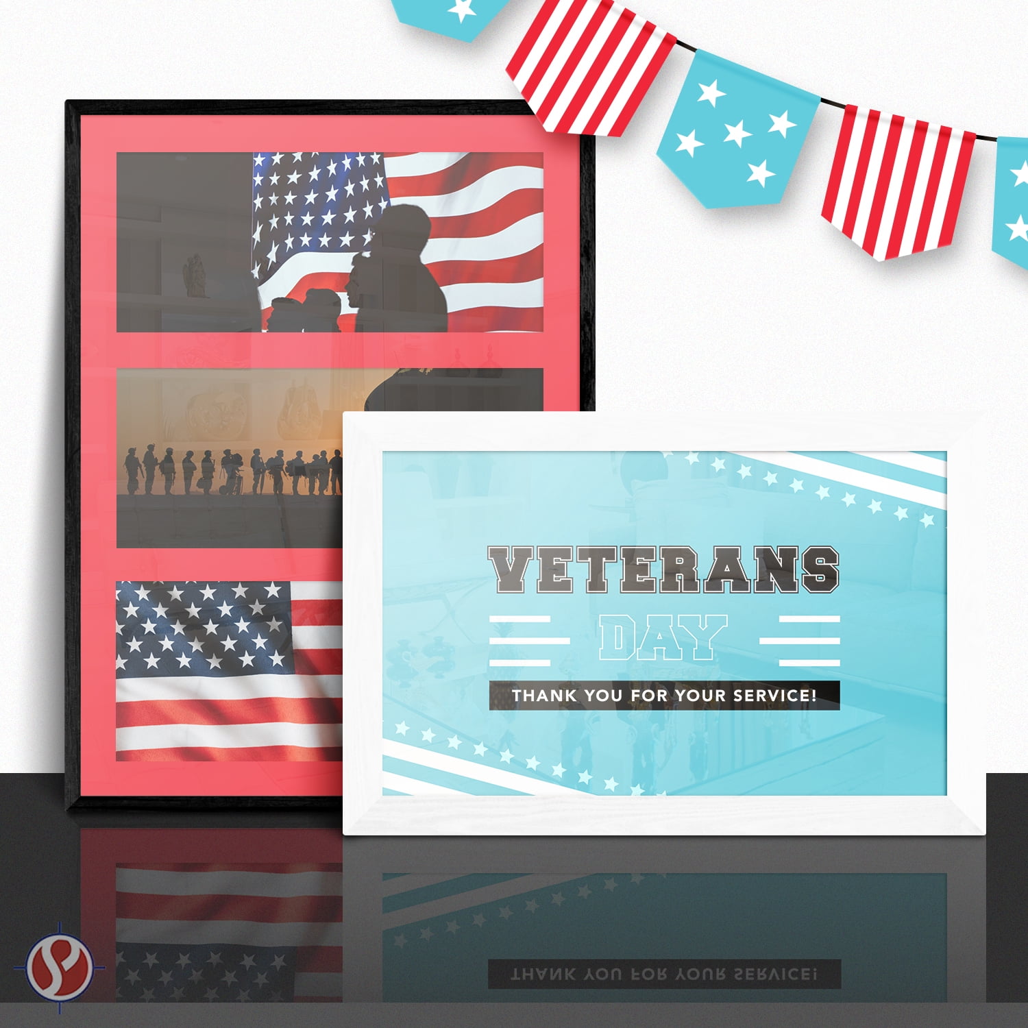 Patriotic Colored Card Stock Paper, American Red & Blue 8.5 x 11" Color Cardstock for 4th of July, Labor Day Greetings & Invitations, Arts & Crafts | 65lb Cover | 25 Red, 25 Blue (50 Sheets Total)