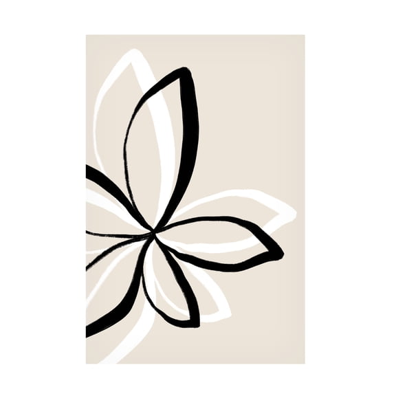 Trademark Fine Art uplusmestudio Abstract Flowers Canvas Wall Art