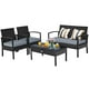 thumbnail image 4 of Costway Juego de 4 Muebles de Ratán para Patio y Terraza, 4 of 6