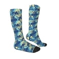 thumbnail image 3 of Balery Hawaiian Style Printed Novelty Socks Men's Women's Crew Socks Sports Socks Knee High Socks Cotton Socks Quirky and Cool Socks, 3 of 9