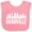Pink and White, variant on Inktastic Nashville Skyline Grunge Boys or Girls Baby Bib