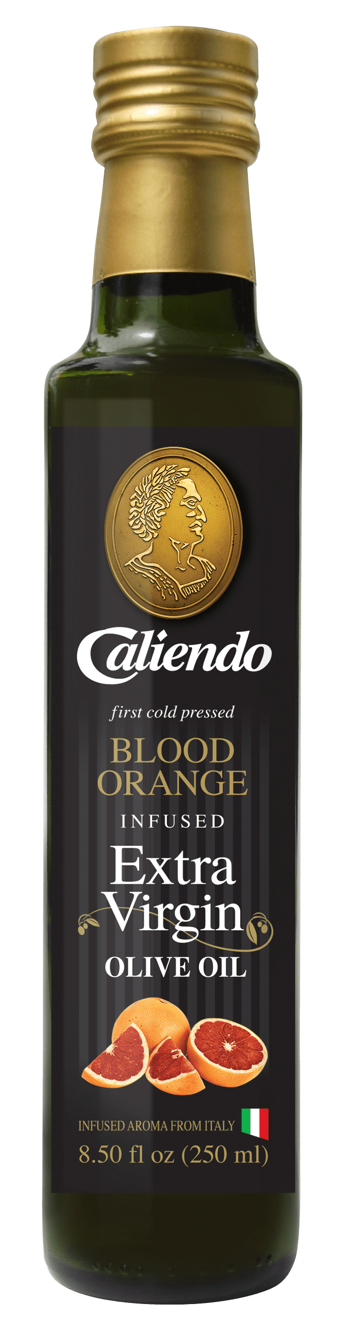 Caliendo Premium Blood Orange Infused Extra Virgin Olive Oil, Authentic Italian ? 8.5 Fl Oz Bottle