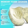 thumbnail image 5 of Premium Chickens Pattern Memory Foam Seat Cushion Ergonomic Chair Pad for Office Chair, Car, Airplane & Bleachers Sciatica, Tailbone Hip & Back Pain Relief - Chair Cushion for Long Office Workers., 5 of 5
