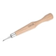 thumbnail image 1 of Artesanía Tallado Cuchillo, 2mm 50# Carbono Acero Pequeño Diagonal Hoja Madera Mango Afición Bricolaje Grabado Manual Herramientas Unique Bargains cuchillos de arte, 1 of 6