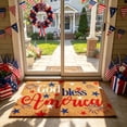 thumbnail image 1 of 250th Anniversary Of Independence Imitation Coir Doormat And Entryway Floor Mat, 1 of 6