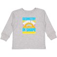 thumbnail image 3 of Inktastic Geometry Math Geek Funny School Boys or Girls Long Sleeve Toddler T-Shirt, 3 of 5