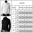 thumbnail image 3 of Mens Plain Slouchy High Neck Pullover T-shirts Tops_Gift Of G, 3 of 3