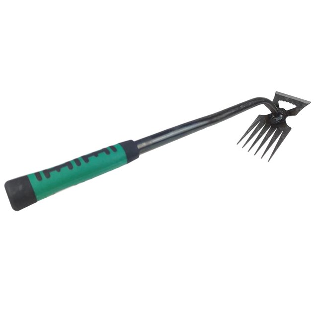 Removedor de malezas manual JShteea 6 Púas Herramienta Extractora Multifuncional