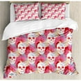 thumbnail image 3 of Coral Decor Twin Size Duvet Cover Set, Double Exposured Graphic Mexican Skull Bones and Exotic Creepy Dead Icon with Plants, Decorative 2 Piece Bedding Set with 1 Pillow Sham, Multi, by Ambesonne, 3 of 3