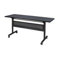 thumbnail image 3 of Regency Kobe 60 x 24 in. Flip-Top Training Nesting Table w/ Modesty Panel- Grey & 2 Knight Mesh Chairs, 3 of 5