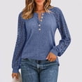 thumbnail image 2 of LIaqionyy Womens Long Sleeve Shirts Lace Tops Fall Fashion Outfits Business Casual Blouses Lightweight Sweater, 2 of 5