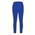thumbnail image 4 of Compression Leggings for Women High Waisted No Front Seam Lounge Yoga Legging Workout Tummy Control Gym Yoga Pants Blue M, 4 of 6