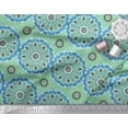 thumbnail image 3 of Soimoi Poly Georgette Fabric Mandala Ethnic Decor Fabric Printed Yard 52 Inch Wide, 3 of 3