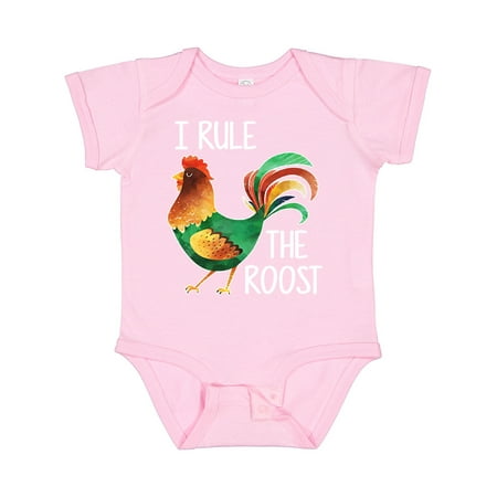 

Inktastic Farmer I Rule The Roost Rooster Boys or Girls Baby Bodysuit