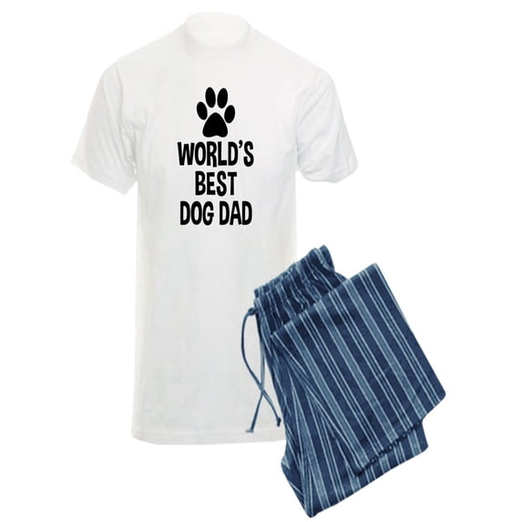 CafePress - World's Best Dog Dad - Men's Light Pajamas