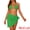 Green, variant on Women's Halter Bikini Sets with Sarong Beach Skirt 3 Pieces L Mint Green
