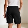 thumbnail image 4 of BLVB Women's Bermuda Shorts Summer Jersey Shorts with Pockets Yoga Walking Athletic Long Shorts for Women Knee Length, 4 of 5