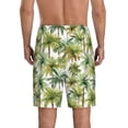thumbnail image 6 of KLL Green Hawaii Palms for Men's 1-Pack Shorts,Sleep Pajama Shorts for Men Soft Pj Shorts Men's Pajama Bottoms Sleepwear -Large, 6 of 7
