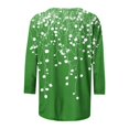 thumbnail image 5 of Plus Size Floral 3/4 Sleeve Tops for Womens Summer Casual Tshirts Fashion Crewneck Tunic Tee Outfit, 5 of 5