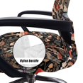 thumbnail image 5 of POLERO Forest Dragonfly Brown Office Rolling Chair Protector Slipcover Office Chair Seat Cover Stretch All-in-One Computer Office Chair Cover for Workspace, 5 of 7