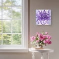 thumbnail image 4 of Framed Canvas Wall Art for Living Room Purple Eucalyptus Leaves Wall Decor, Floral Vase Stripes Aesthetic Paintings for Bedroom Office Kitchen Bathroom, Ready to Hang Artwork Wall Pictures 8x8 Inch, 4 of 9