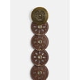 thumbnail image 4 of No Boundaries Women's Faux Leather Concho Belt, Brown, 4 of 4