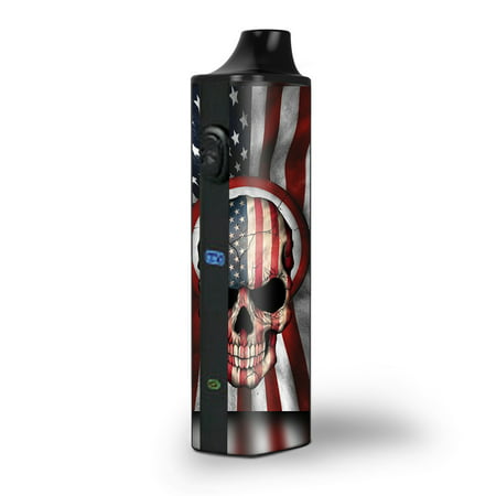 Skin Decal for Pulsar APX Herb Vape / America Skull Military USA (Best Cheap Herb Vape)