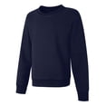thumbnail image 1 of Hanes Girls ComfortSoft EcoSmart Crewneck Sweatshirt, L, Navy, 1 of 1