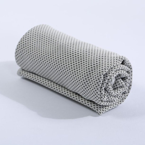 Toalla de sensación fría Toalla de gimnasio de absorción de sudor para ejercicio de verano (gris claro) Tmvgtek Para Estrenar