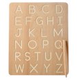 thumbnail image 1 of EeaseCA 1 Set Alphabet Tracing Wooden Board Writing Practice Board Kids Recognition Toy, 1 of 8