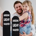 thumbnail image 2 of Funny Father Day Socks for Dad Father Grandpa Brother Men –Novelty Fathers Husband Birthday Gifts–Novelty Fun Crazy Silly Men Sock Christmas Stocking Stuffers, 2 of 7