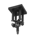 thumbnail image 2 of Meyda Tiffany 21797 Mission 2 Light 12" Wide Flush Mount Ceiling Fixture - Black, 2 of 3