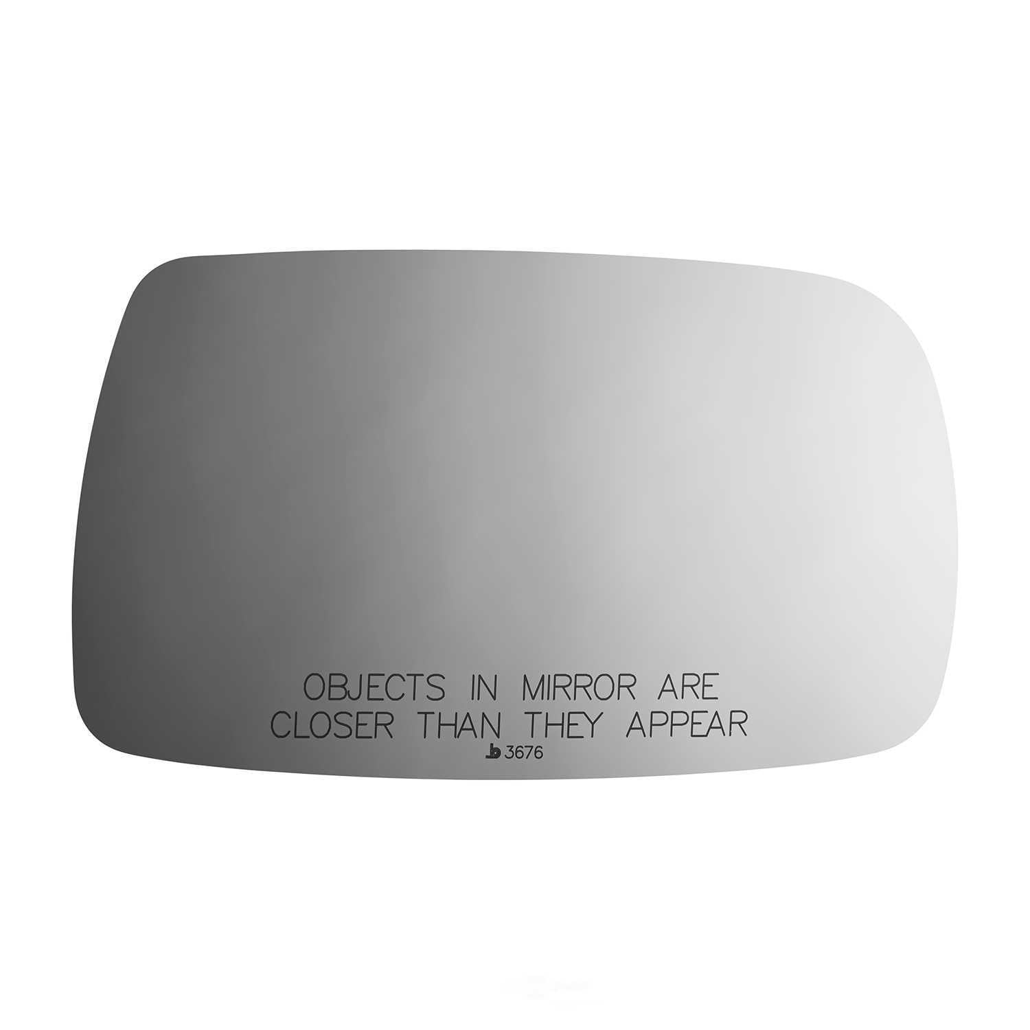 Burco 3676 Passenger Side Convex Replacement Mirror Glass for Toyota Echo
