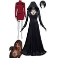 thumbnail image 2 of Disfraz de fantasía de Lady Polilla de la aldea de Resident 4 Remake, disfraz de vampiro para niña adulta, accesorio de carnaval de Halloween para Lady Dimitrescu, 2 of 5