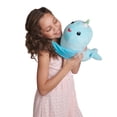 thumbnail image 5 of Fingerlings HUGS - Nikki (paillettes bleues) - Narwhal en peluche interactif, 5 of 5