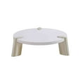 thumbnail image 5 of Whiteline Modern Living Mimeo round Coffee Table, Matt White top., 5 of 7
