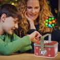thumbnail image 4 of Luoshdecor Christmas Tin Box,Reusable Candy Favor Container with Handle Lid for Festive Storage Crafts 4.1 in, 4 of 6
