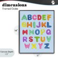 thumbnail image 4 of Stupell Industries Contemporary Gummy Candy Alphabet Black Framed Giclee Art, 11 x 14, by LISH Creative, 4 of 8