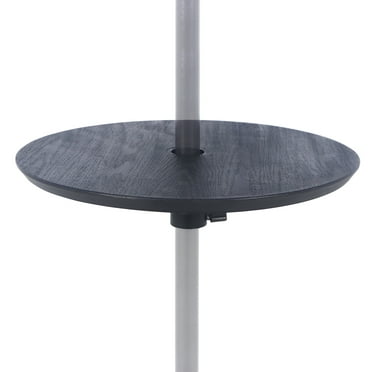 Kool Outdoor Patio Adjustable Umbrella Table Used with Paito Umbrella and Base in Black