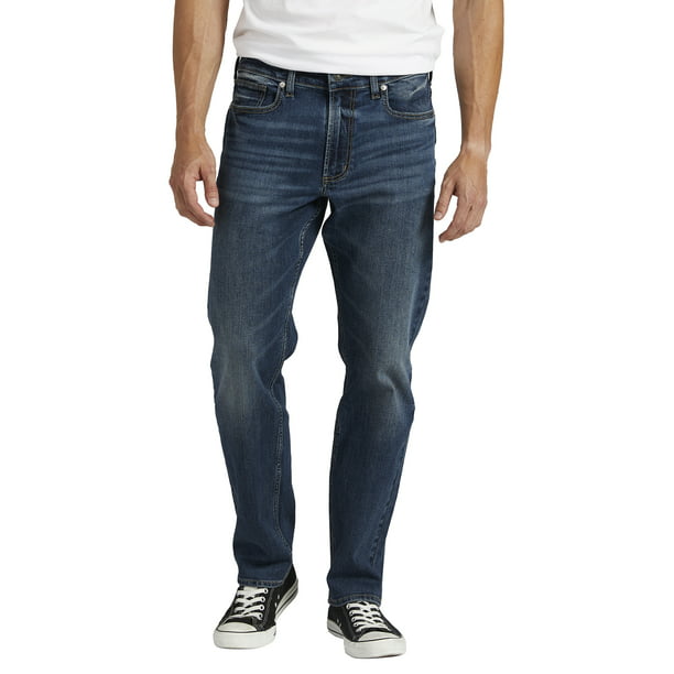 Silver Jeans Co. Men's Eddie Relaxed Fit Tapered Leg Jeans, Waist sizes ...