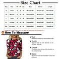 thumbnail image 3 of YanHoo Woman Dressy Tops Sleeve 3/4 Wear To a Party Women 3/4 Sleeve Tops and Blouses 3/4 Length Sleeve Womens Crewneck Tops Ladies Tops and Blouses Clearance Sale 3/4 Sleeve, 3 of 6