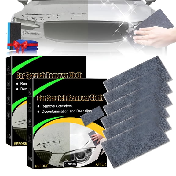 ACDANC Nano Cloth Car Scratch Remover, Magic Cleaning Cloth, Reusable Thickened Microfiber Cleaning Cloth for Vehicles Paint Scratches