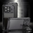 thumbnail image 2 of ELEHOLD Armor Case for iPhone 14 Pro with Screen Protector,Camera Lens Cover Stand Function Heavy Duty Rugged Military Grade Shockproof Dustproof Case for iPhone 14 Pro 6.1",Black, 2 of 9