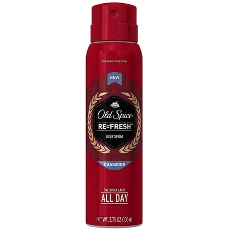 Old Spice Re-Fresh Body Spray, 3.75 Oz.
