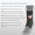 thumbnail image 7 of Swede-O Strap Lok Laced Ankle Brace with Dual Strap Locking System, Black, XXLarge, 7 of 7