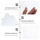 thumbnail image 4 of 10 llaveros con forma de casa, adornos acrílicos transparentes en blanco para manualidades., 4 of 6