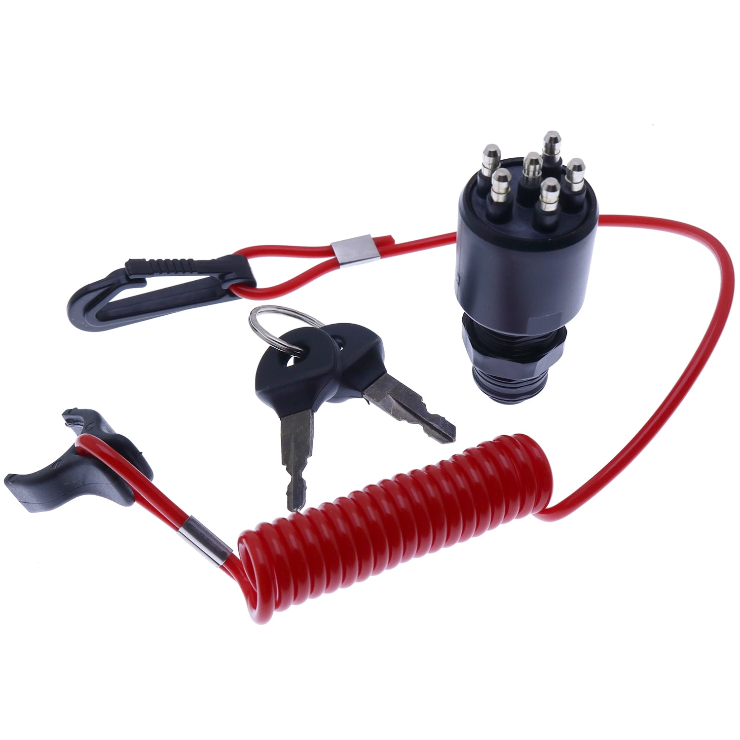 Ignition Switch W/Key 175974 5005801 For OMC Johnson Evinrude BRP 40-200HP Outboard Motor