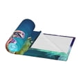 thumbnail image 3 of PHELIKA Sea Turtle Swiming In Underwater 02 All Season Soft Throw Blanket Lightweight Flannel Fleece Blankets 50"x40", 3 of 8