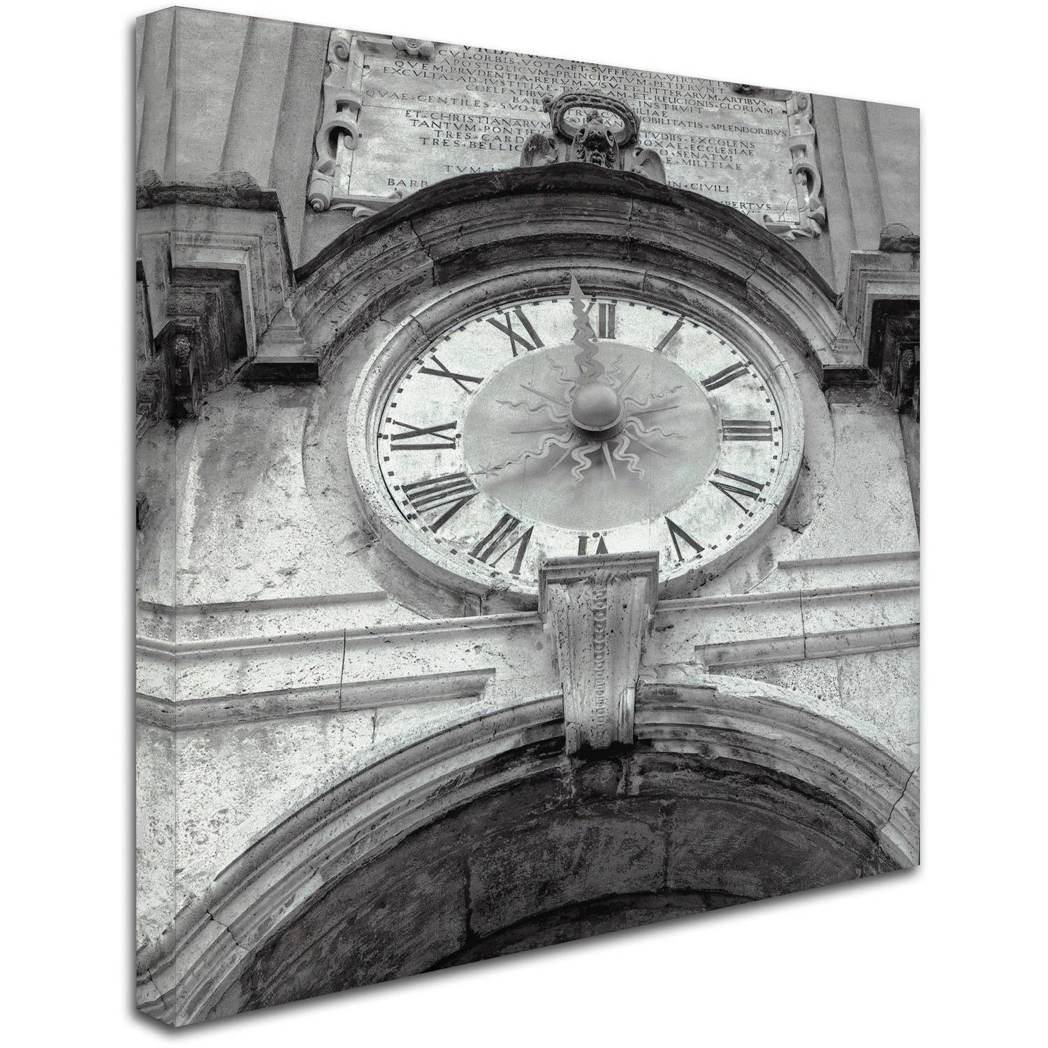 Trademark Fine Art "Il Grande Ororlogio I" Canvas Art by Alan Blaustein